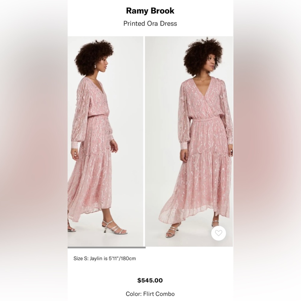 Ramy Brook Long Sleeve Midi Dress
